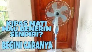 CARA PASANG DINAMO KIPAS ANGIN MASPION  SENDIRI DIRUMAH DENGAN MUDAH