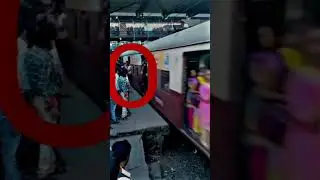 Savage man slapped from running train🤣||Mumbai local ||#shorts ||#savage ||