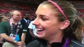 USWNT - Alex Morgan - London Olympics 2012 Post-Medal Ceremony Interview