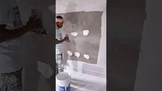 Easy way to bedroom wall putty work #shorts #painting #puttywork #viral #workout