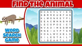 Animal Word Search Game | Can you find the animals? | Word Game