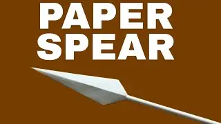 How To Make Origami Paper Spear - Easy Tutorial | Origami Paper Spear