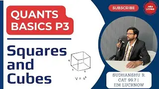 CAT 2025 Important topics | Quants - P3 | Squares & Cubes | CAT Quants Questions Tricks