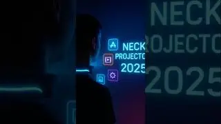 Wearable Neck Projector That Displays Screen Anywhere | #youtubeshorts#uploadyoutubevideos