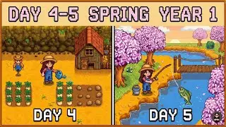 Day 4-5 of Spring Year 1 | Stardew Valley | No commentary