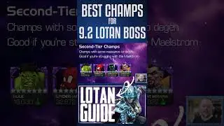 Лучшие чемпионы для 9.2 Lotan Boss &mdash; РУКОВОДСТВО УЖЕ ДОСТУПНО