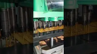 Multi Spindle Brass Parts Tapping Machine #tapping