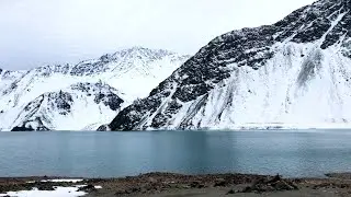 Invierno Embalse del Yeso y Valle del Yeso, San José de Maipo, Chile 🇨🇱 | 4K 30fps
