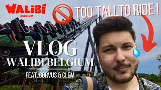 🚫 Too Tall To Ride KONDAA - Walibi Belgium Vlog June 2023 feat. @CorvusCoasters & Clem