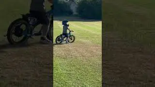 #super73 #super73k1d first ride for Matt at almost 3 years old. #bike #2yearsold #toddlers #ebike