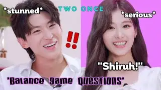 Sana & Single Inferno's Dex played the 'Balance Game'