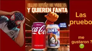 Pruebo la FANTA CHUCKY PUNCH y la Coca-Cola cherry(me gustaron?)🤢