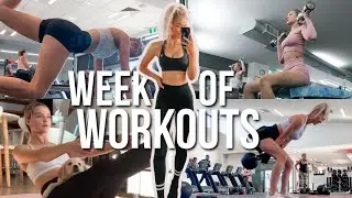 MY FULL WEEK OF WORKOUTS! Weight training, pilates + active rest!