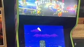 Playing on the TMNT Arcade 1UP