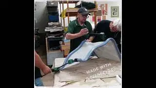 Old Sling Furniture Set Beautified by Civitas Circle #customupholstery #upholstery #slingfurniture