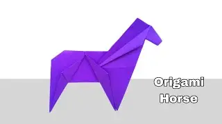 How to make origami horse !! Origami horse !! Origami animal