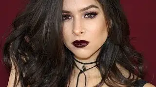 NYE VAMPY MAKEUP TUTORIAL + GLITTER | Sara Emiliani