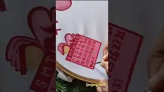 Baby Footprint Hoop 👣| #baby footprint|#youtubeshorts #shorts #art #craft #ytshorts #painting #paint