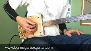 LearnCigarBoxGuitar.com archive. 3 string slide course #14
