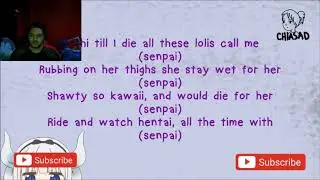 Flyboy reacts to Shiki - Senpai Lyrics