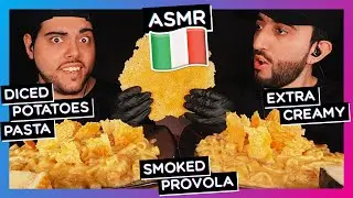 🔥 ASMR 🔊 ПЮРЕ ИЗ КАРТОФЕЛЬНОЙ ПАСТЫ И КОПЧЕНОЙ ПРОВОЛЫ С ПАРМЕЗАНОМ  NO TALKING MUKBANG 🥘.
