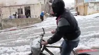 snow in beit sahour 20-2-2015