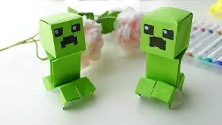 DIY Origami Creepers: A Fun and Creative Minecraft Craft Project for All Ages
