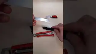 Teppichmesser Klinge wechseln ✅ Cuttermesser Klinge tauschen | Abbrechmesser Klingentausch #shorts