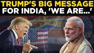 TRUMP SPEECH LIVE | Trump's Big Message for India Amid 500% US Tariff Threats | US News LIVE