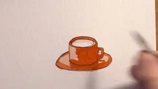 Espresso / rojo y sombras verdes