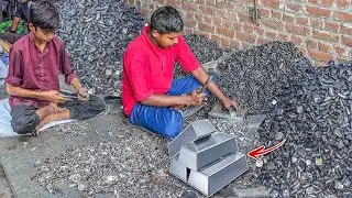 Amazing Factory Process: Extracting Pure Silver from Electronic Scrap! 😱😱