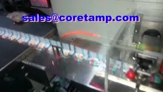 Cotton candy packing machine, candy flow wrapper