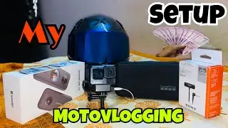 Vlogging on Two Wheels: My Setup Explained with Budget Details!💰#motovlog