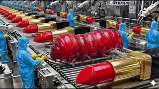 Inside a High-Tech Cosmetics Factory: From Raw Botanical Oils to Premium Lipstick (Full Process)