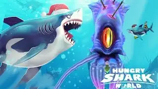 Hungry Shark World - The COLOSSAL SQUID BOSS