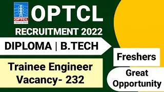 OPTCL Recruitment 2022| Diploma, B.Tech| Fresher |OPTCL Vacancy 2022| OPTCL Jobs 2022|Govt Jobs 2022