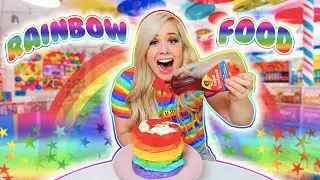 I ONLY ate RAINBOW food for 24 HOURS