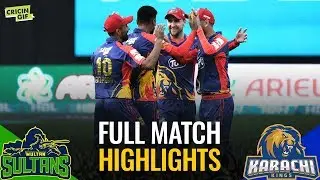 PSL 2019 Match 2: Multan Sultans vs Karachi Kings | Full Match Highlights