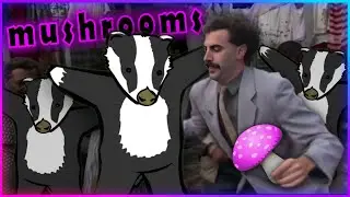 Borat and Badgers dance with mushrooms 🍄