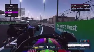 154 F1 2022  GARA AD ABU DHABI, VARI COLPI QUA E LA