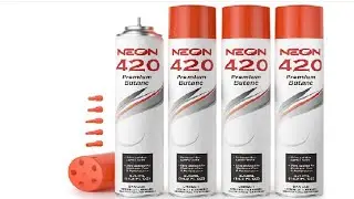 NEON Butane Refill 420ml, 11X Ultra Refined 0 Impurities Butane Fuel, Premium Universal Lighter Flui