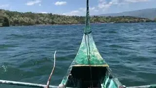 Windy lake, rickety boat, to an active volcano in the Philippines - Part 1 - Know where? #shorts