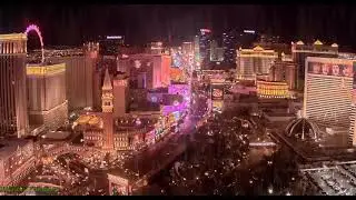 SLEEP FAST  | Thunderstorm sleep sounds | THE BEST rain sounds at LAS VEGAS STRIP |