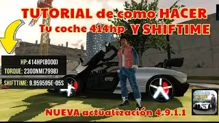 💥TUTORIAL de COMO hacer tú coche 414hp y SHIFTIME en está nueva actualización#carparkingmultiplayer