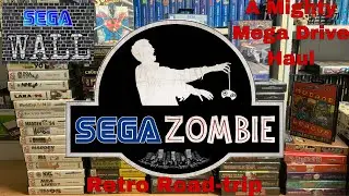 Sega wall - retro road trip - mighty Mega Drive haul - Sega zombie