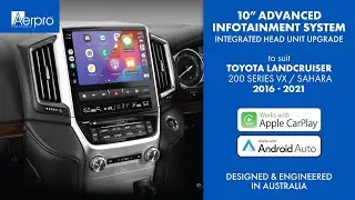 First Look | Brand New Toyota Land Cruiser 200 Series 2016-2021 Sahara/VX Head Unit Upgrade