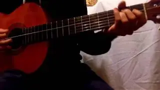 Cheb khaled:WLI l dark guitare leçon (cover)شاب خالد ولي ل دارك