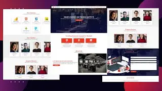 Complete Responsive | Online Education | Website Design Tutorial | Using / HTML / CSS / JAVASCRIPT