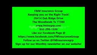 F&M Insurance Group The Woodlands Tomball Tx| Cheap Term Life Insurance