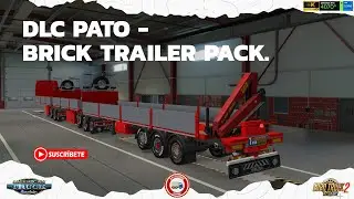 Euro Truck simulator 2 | DLC Pato - Brick Trailer Pack. |🚚#truck #ets2 #mods